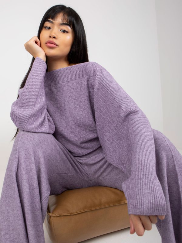 Hurtownia Sweter VI-SW-20275.12P VIOLET