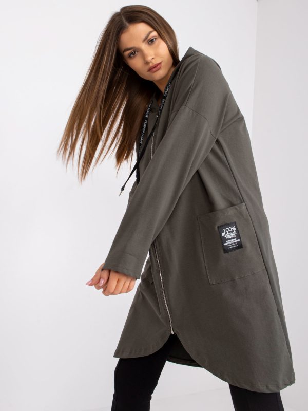 Hurtownia Khaki bluza basic Lelani