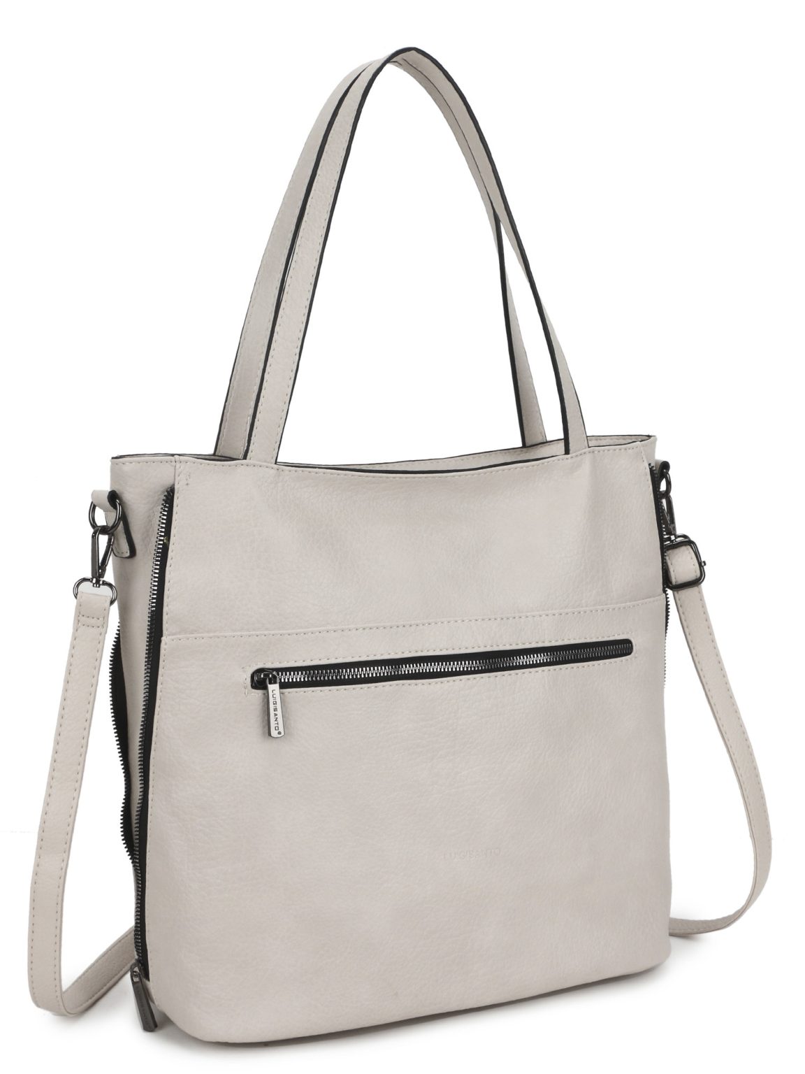 Hurtownia Morelowa elegancka torba shopper LUIGISANTO