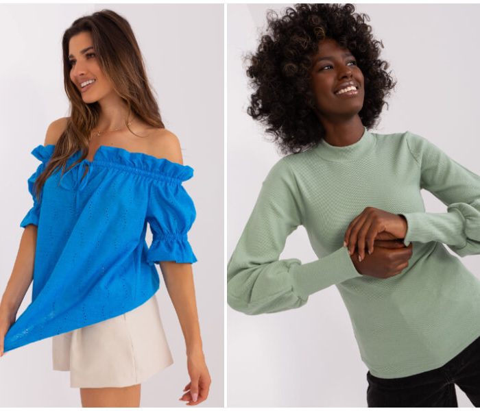 Tanie bluzki damskie hurt – szeroki wybór stylowych modeli