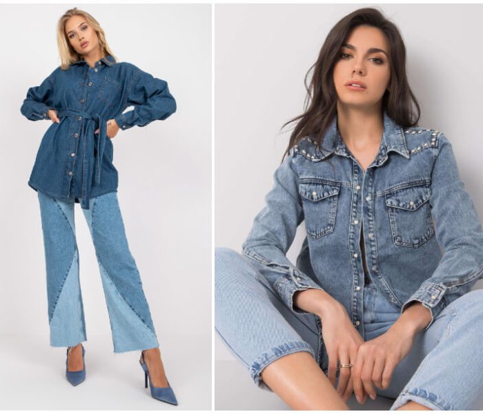 Koszula jeansowa damska hurt – must have w jesiennej kolekcji