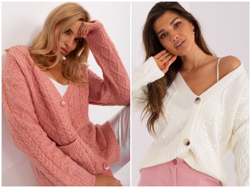 Hurtownia swetry damskie rozpinane – jakie modele kupić do sklepu?