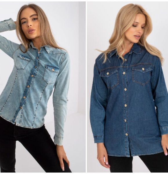 Hurt odzież koszula jeansowa damska – odkryj stylowe modele