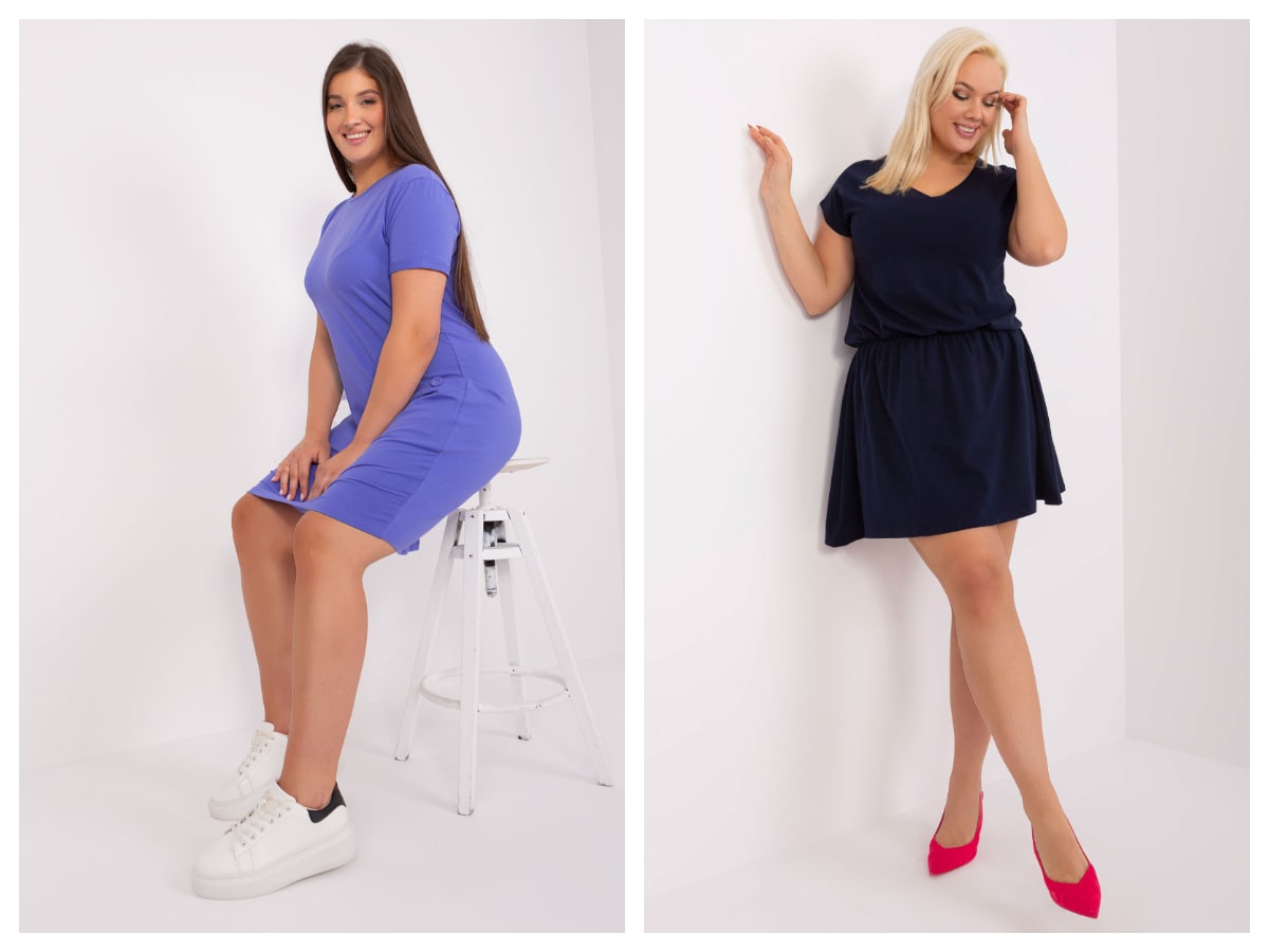 Sukienka basic plus size – bądź modna w każdym rozmiarze